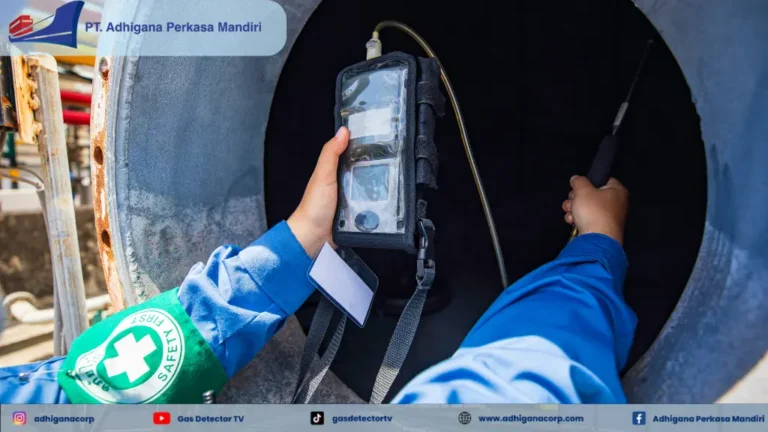 cara menggunakan portable gas detector