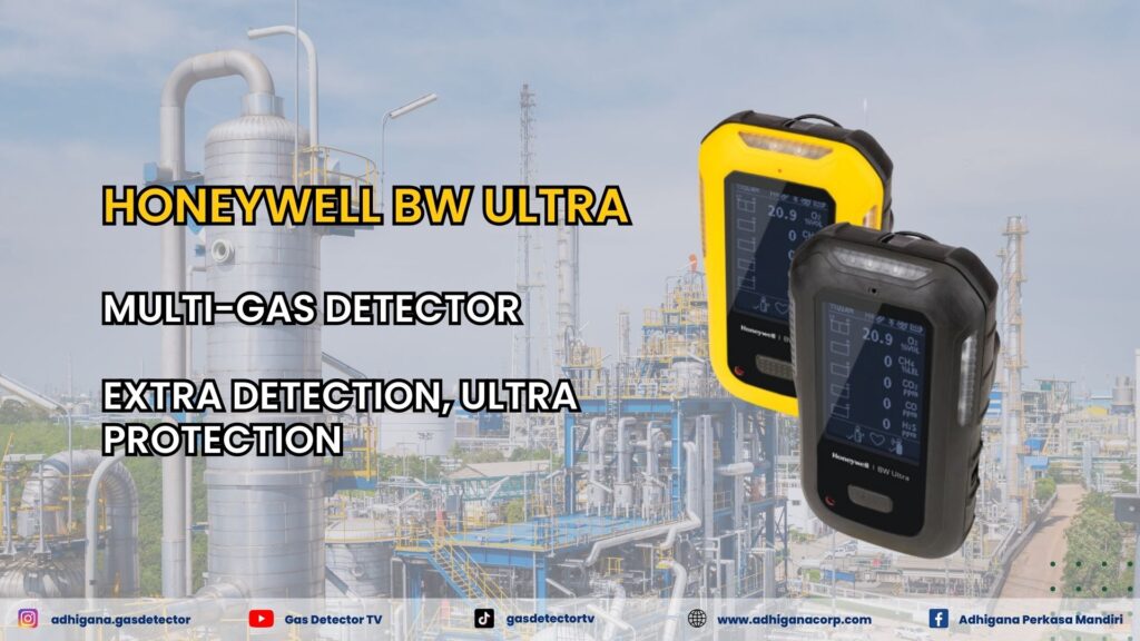 portable gas detector honeywell bw ultra, gas detector untuk ruang terbatas, gas detector portabel