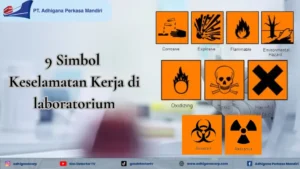 simbol keselamatan kerja di laboratorium