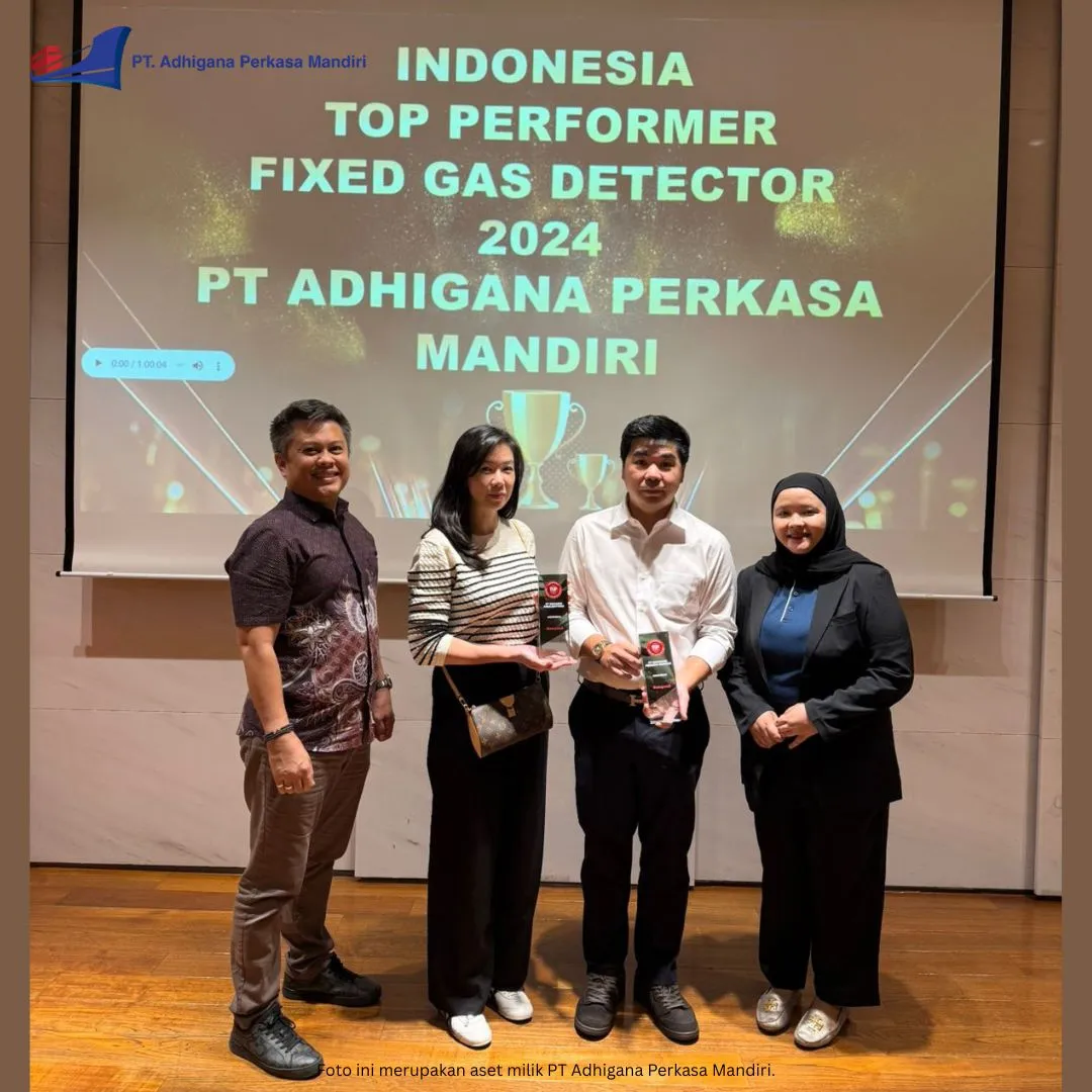 PT Adhigana Perkasa Mandiri Menang Top Performance Fixed Gas Detector 2024