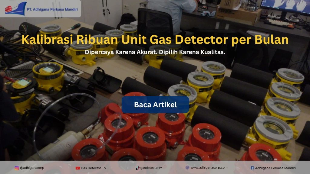 adhigana kalibrasi ribuan gas detector